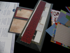 Lot Vintage paper, Months in Bloom stickers, Holly Days & Dazzle, Soft Linen Pk
