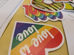 Variety sticker pack (VINYL) 100 stickers per pack /positive vibes