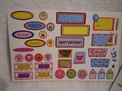 Lot of 26 Sheets Miscellaneous scrapbook Stickers embellishments scissors READ
