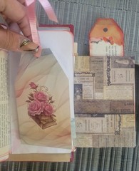 Handmade hard cover travel spring Junk Journal Matching & Ephemera