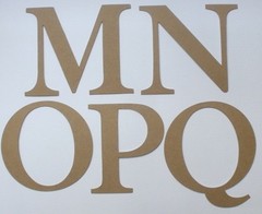 4″ ELEGANT FONT – Large Alphabet Chipboard Letters Die Cuts – 26 Pc
