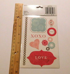 Keepsake Essentials Stickers Lot 2 Sheets Package ~Love Phrases~ Creativity Inc
