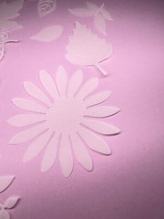 Botanical vellum die cuts, translucent leaves and flowers for cards,scrapbooking