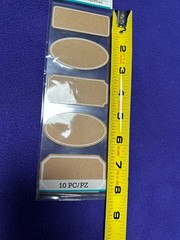 Martha Stewart 10 Piece Cardboard Labels New Classic Kraft Labels White Borders