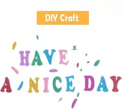 5 Sheets 210PCS Colorful Glittery Foam Self Adhesive Letters Stickers,Foam Le…