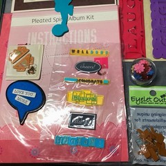 HUGE Mixed Lot Scrapbooking Crafting Embellishments Supplies Must See Lot # 3