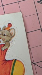 Vintage Current Inc Stickers Christmas Critters Stickers Animals 1 Sheet READ
