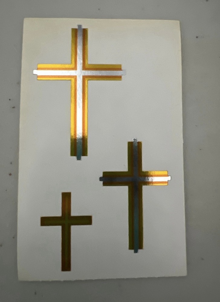 Mrs. Grossman’s Stickers Church Cross 1/2 Sheet