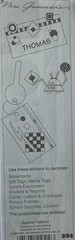 PRISMATIC SPARKLE PATTERNS Stickers(18pc)Mrs.Grossman’s •Shapes•Dot•Card Making•