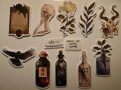 Witch-ish – Spells – Stickers – 10 PCs – 5 styles available! See Description