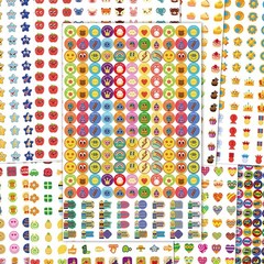 6048 Pieces Small Stickers for Kids Reward Chart – Mini Incentive Happy Smile…