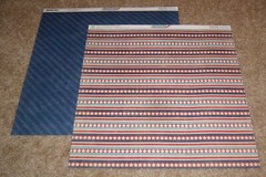 Bo Bunny Double-Sided Paper Lot B ~ «Firecracker » Lot of Ten Sheets.