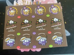 ScratchNSniff Chocolate Scent Sticker Sheet (1 Sheet Of 12 Stickers)