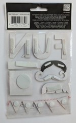 Mustache Fun Photo Booth Scrapbooking Stickers By Soft Spoken