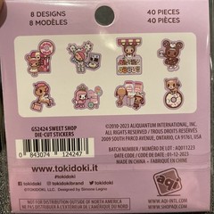 New Japanese Tokidoki Die-Cut 1″ * 40 Sticker Pieces 8 Designs – Purple HTF ❤️
