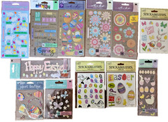 Huge Vintage 90s Scrapbook Embellishments Spring Easter Jolee’s Sticko Sandylion