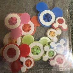 NEW EK Success Disney Mickey 12 adhesive buttons