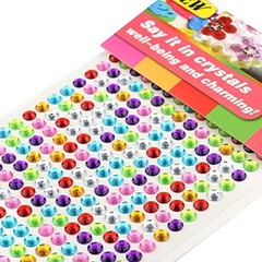 4536 Self-Adhesive Rhinestone Stickers for Kids DIY Crafts, Nail Art & Scrapbook