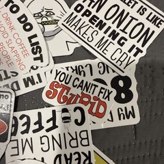 Lot Of 50+ Stickers Sarcasm Witty Rude Funny And More