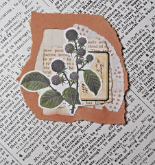 Handmade Embellishments Collage Clusters Junk Journal Ephemera Papercrafts