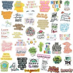 200pcs Waterproof Motivational Stickers – Perfect for Water Bottles & Laptops