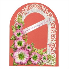Arch & Oval Metal Die Cuts for Card Making, Stencil Embossing, DIY Scrapbooking