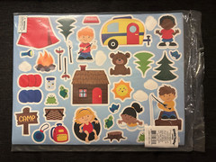 Oriental Trading Summer Camp Sticker Scene 12 sets