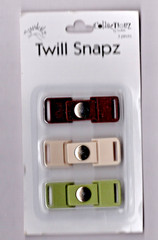 Junkitz TWILL SNAPZ-GRANDPARENTS (3PC) scrapbook ALBUM CARD JOURNAL MIXED MEDIA