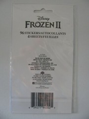 DISNEY FROZEN II Stickers 4 Sheets 96 Pieces NIP