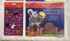 NOS Vintage 1990s American Greetings Halloween Stickers + Activity Book