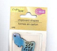 Crafters Square Chipboard Shapes 24pc Seashells Mermaids Seahorses Starfish NEW