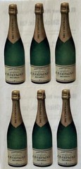 CHAMPAGNE BOTTLE Sticky Pix Stickers(6pc)Paper House•Party •Celebrate•Adults•