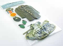 Jolee’s Boutique Sticker Collage Le Grande Edition Army Set EK Success