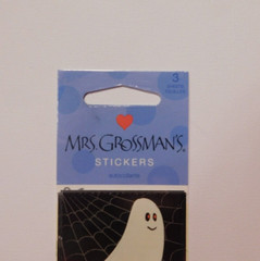 Mrs. Grossman’s Lot 3 Strips Brand New Package ~Little Ghost~ Stickers RARE HTF