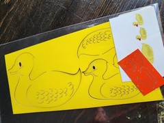 Scrapbook Laser Cut – Ducks Baby Spring LI’L Davis Designs Craft Retired NEW #18