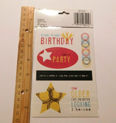 Keepsake Essentials Stickers Lot 2 Sheets Package ~Party Birthday~ Creativity
