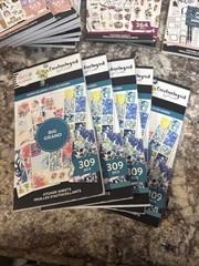 Lot Of 15 Happy Planner Sticker Sheets Painted Blossoms Beautiful Bloom Colorful