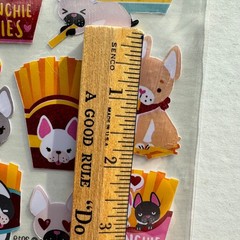 Sticko Stickers FRENCHIE FRIES Scrapbooking EK Success 10 Pieces 52-01645