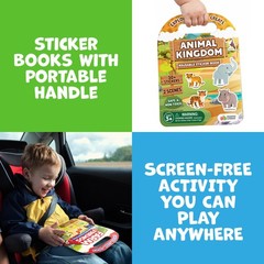 Reusable Sticker Books for Toddlers 1-3, Stickers for Toddlers 2-4 Years – St…