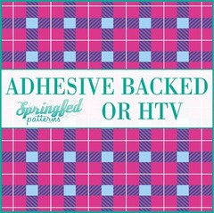 PRINCESS PLAID Pattern #7 Adhesive Vinyl or HTV Heat Transfer Vinyl Tartan Print