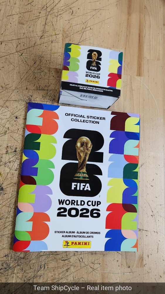 FIFA World Cup 2026 PANINI Stickers 50 packets Soft Cover Album PRESAL G1N