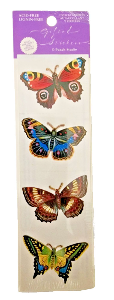 VTG 80s The Gifted Line Michel Co. Grossman Stickers – Butterflies 1pk
