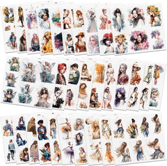 People Scrapbook Sticker Set (30 Sheets, 236 Assorted Pieces) – Journaling Scrap