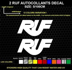 2 RUF Decorative Stickers – Vehicles & Accessories, 2 Piece Set