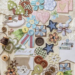 50 Vintage Mechanical Clock Stickers for DIY Art Scrapbook Diary Embellishments