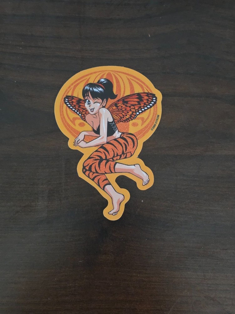 Vintage Stickers Fairy Prism Vending Machine Sticker Dykom 2000