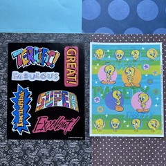 Vintage 80s 90s Y2K Hallmark AGC + Stickers 25 FULL SHEETS Characters