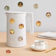 500 sheets/roll Retro Beauty Art Stickers Decorative Envelope Seals Stationery S