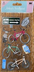 RARE Jolees Biking Bicycle Mountain Bike Path Trail Map Ride Gloves Helmet Water