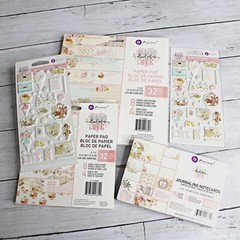 Prima Scrapbook Cardstock Paper Pack Pads 8×8 6×6 Journaling Magic Love Lot